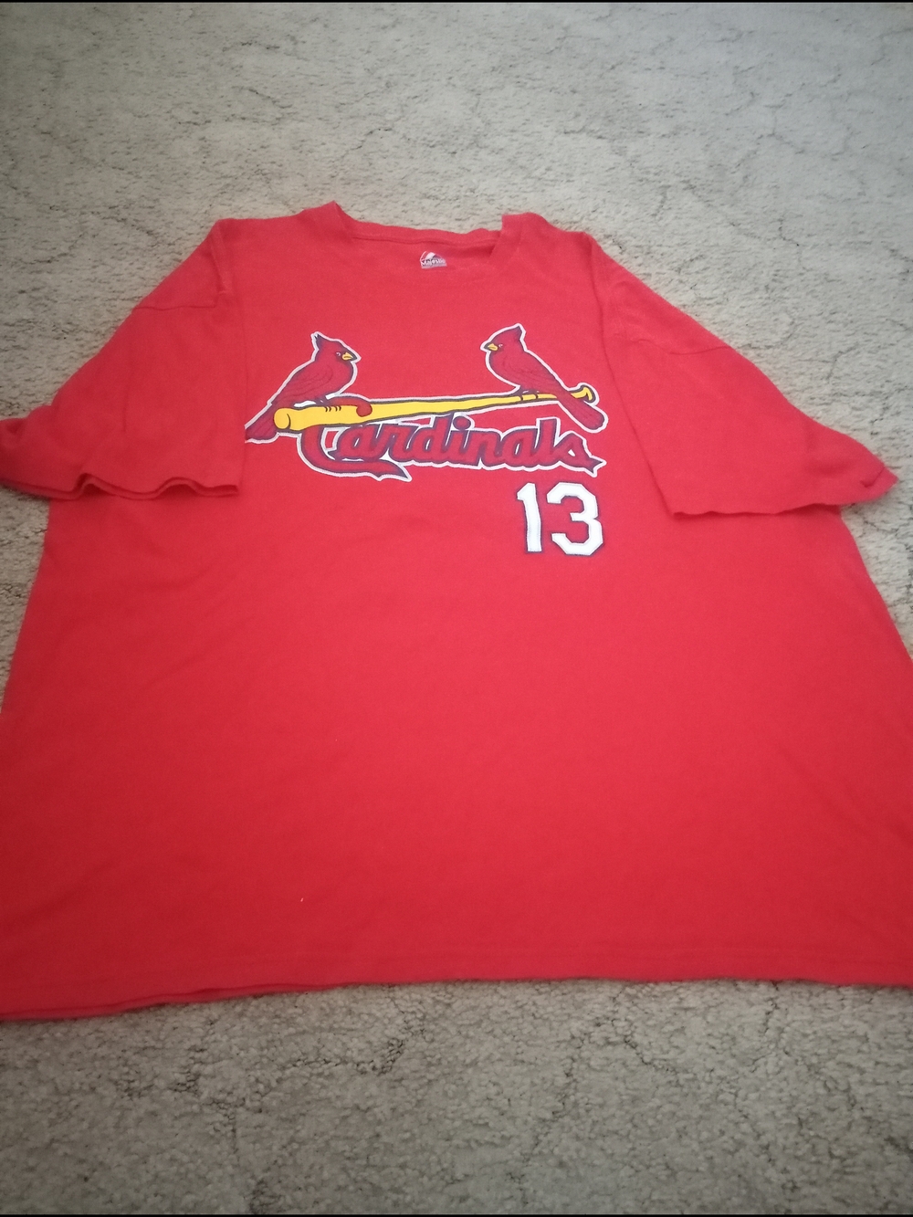 Majestic Red St. Louis Cardinals Graphic Tee